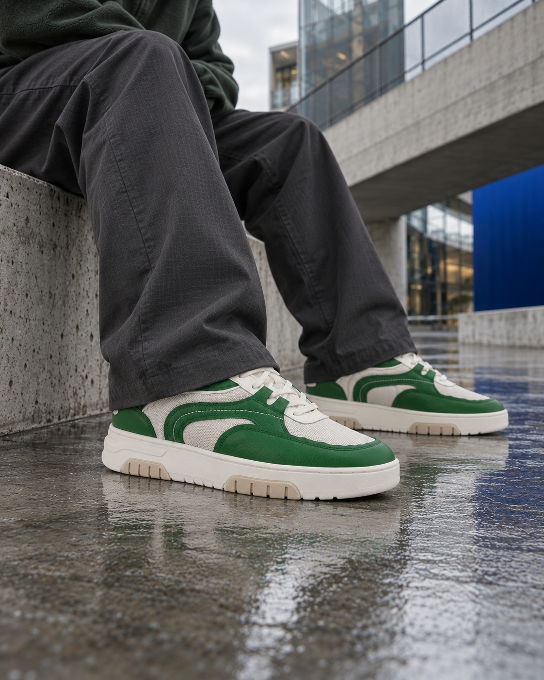 Primo Basket Pixel Grove Green lifestyle