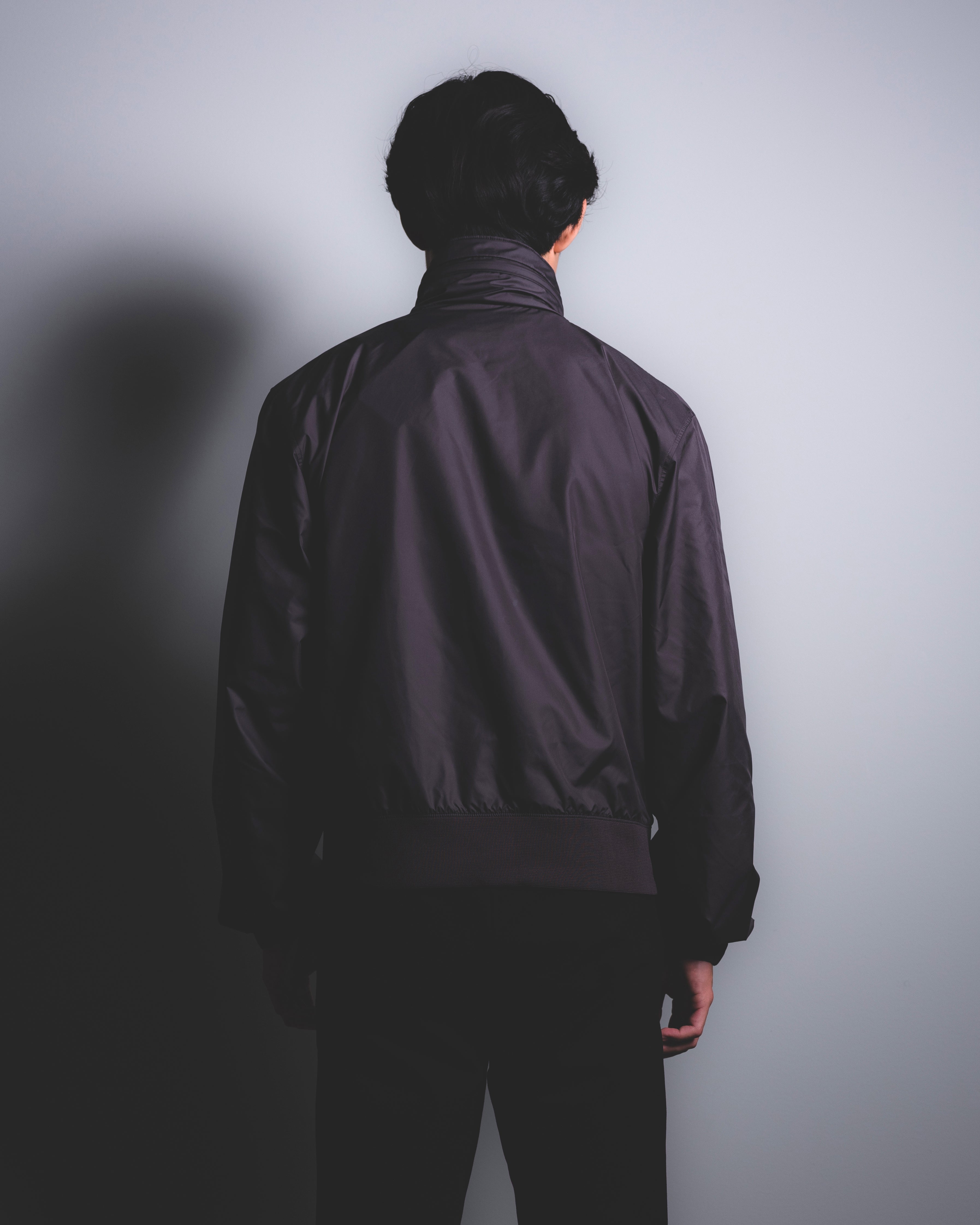 STREIM NYLON BOMBER BLACK/GREY - STREIM