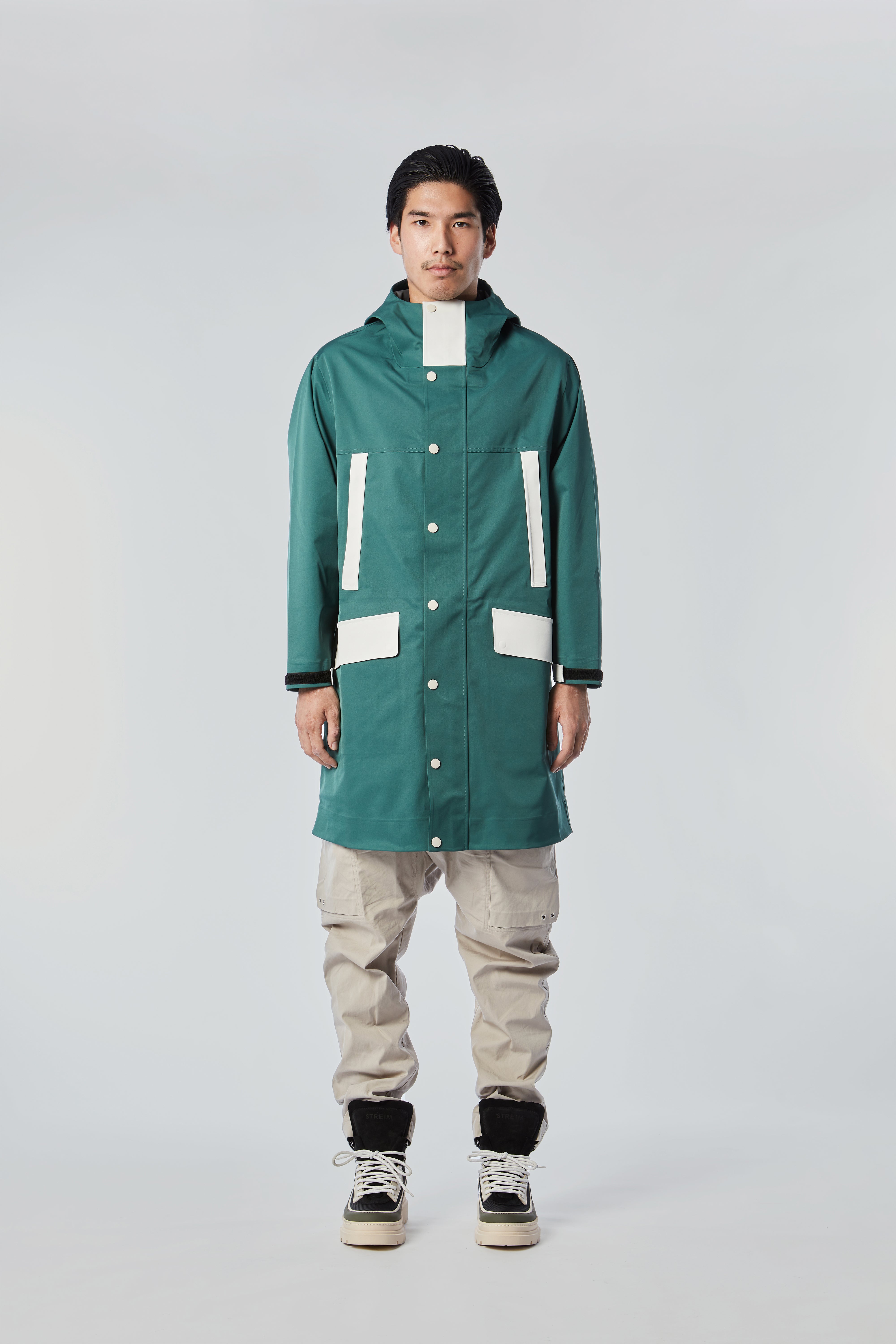 STREIM Rain Coat Green