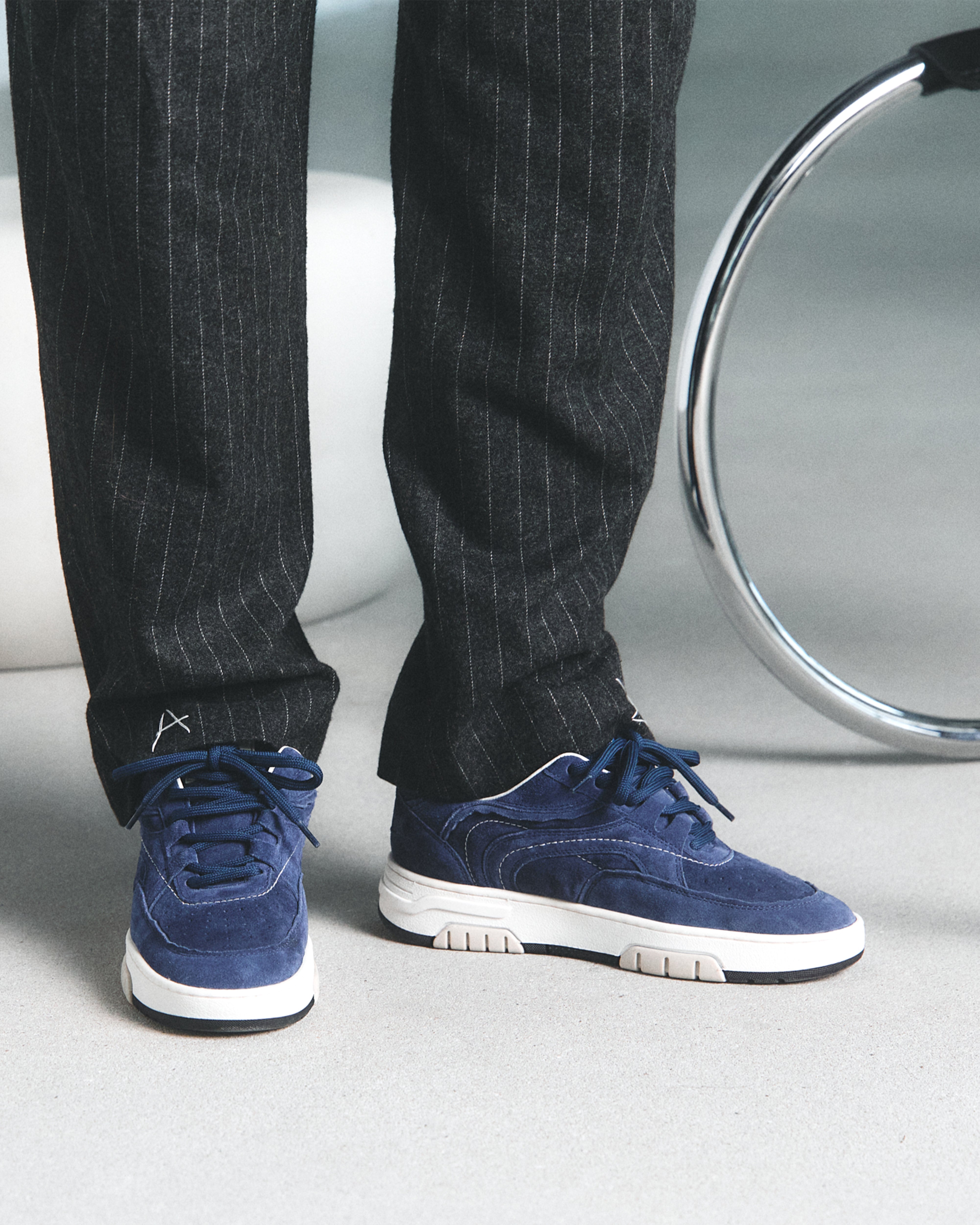 Primo Basket Suède London Midnight Blue