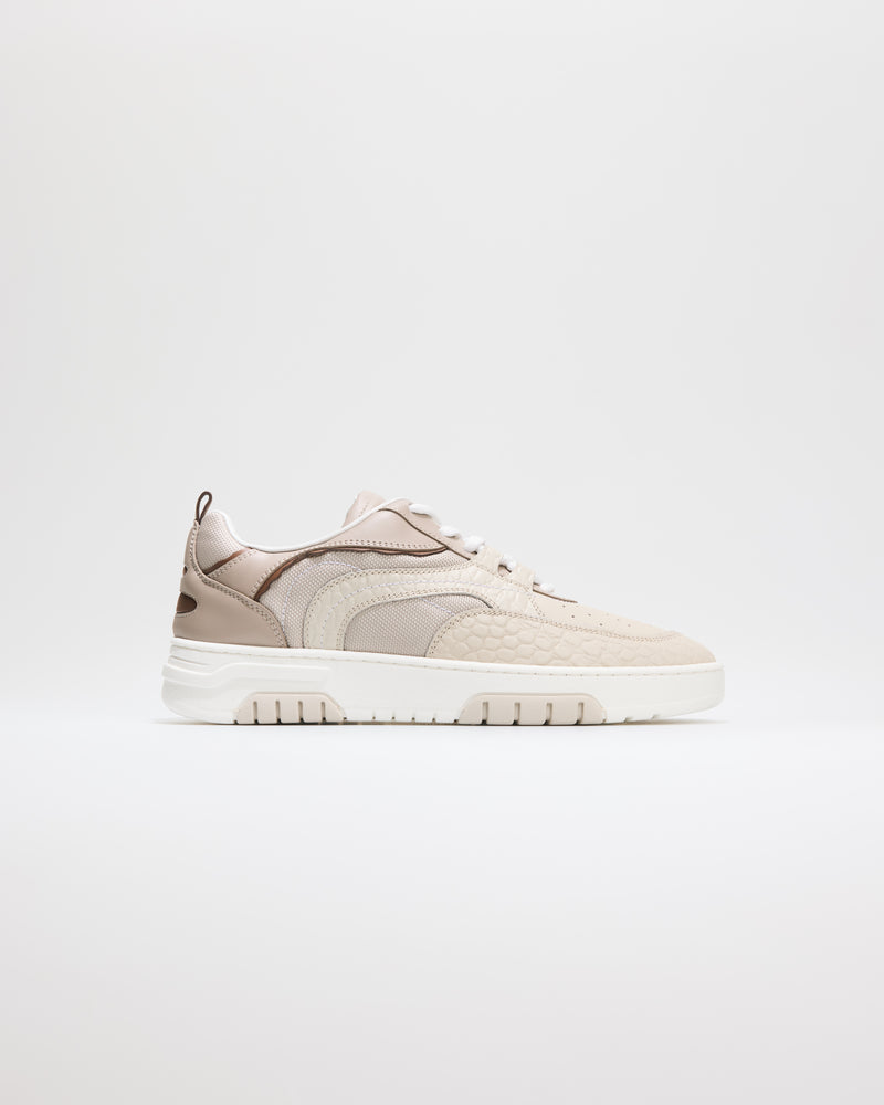 Primo Basket Croc Print Beige