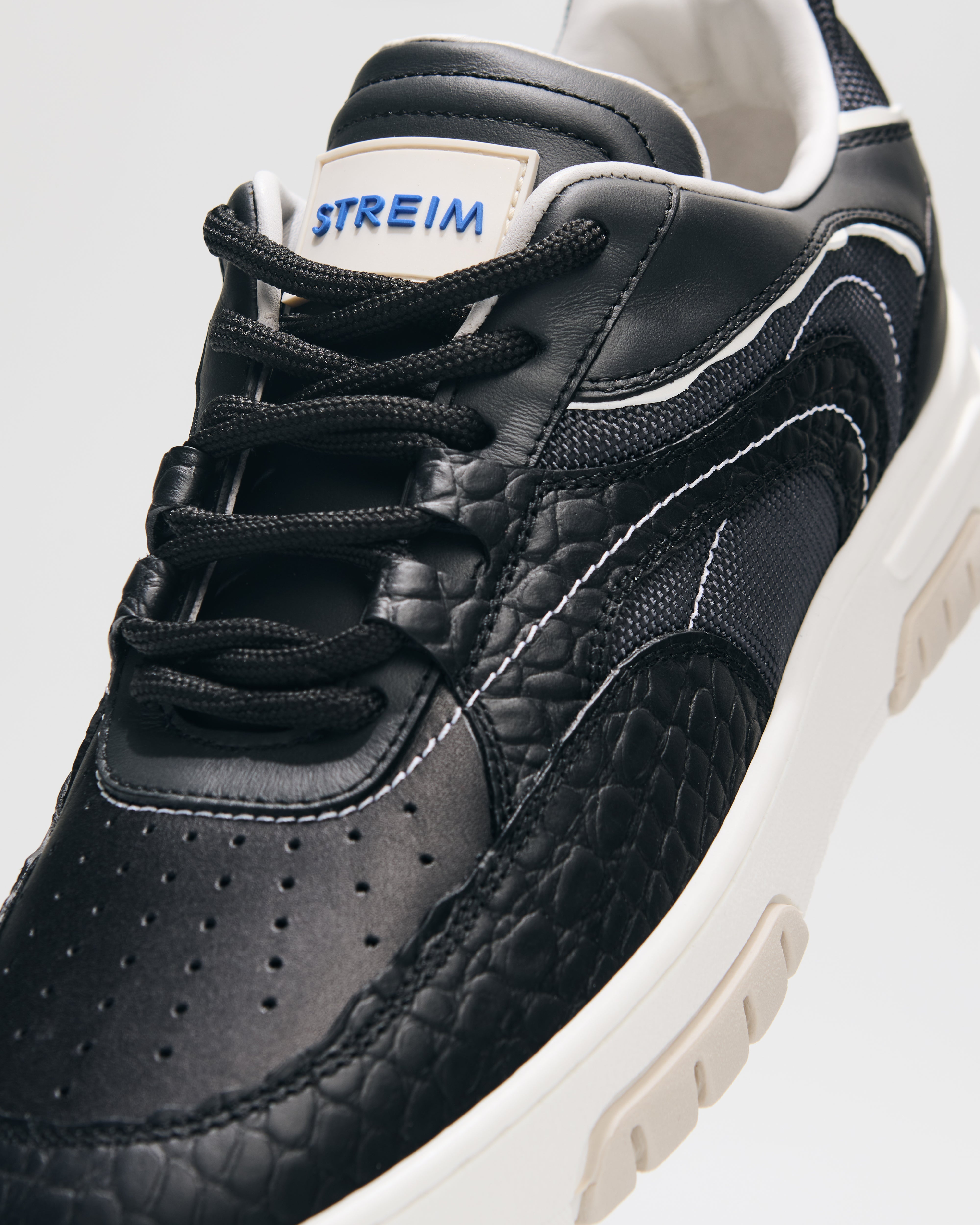 Primo Basket Croc Print Black