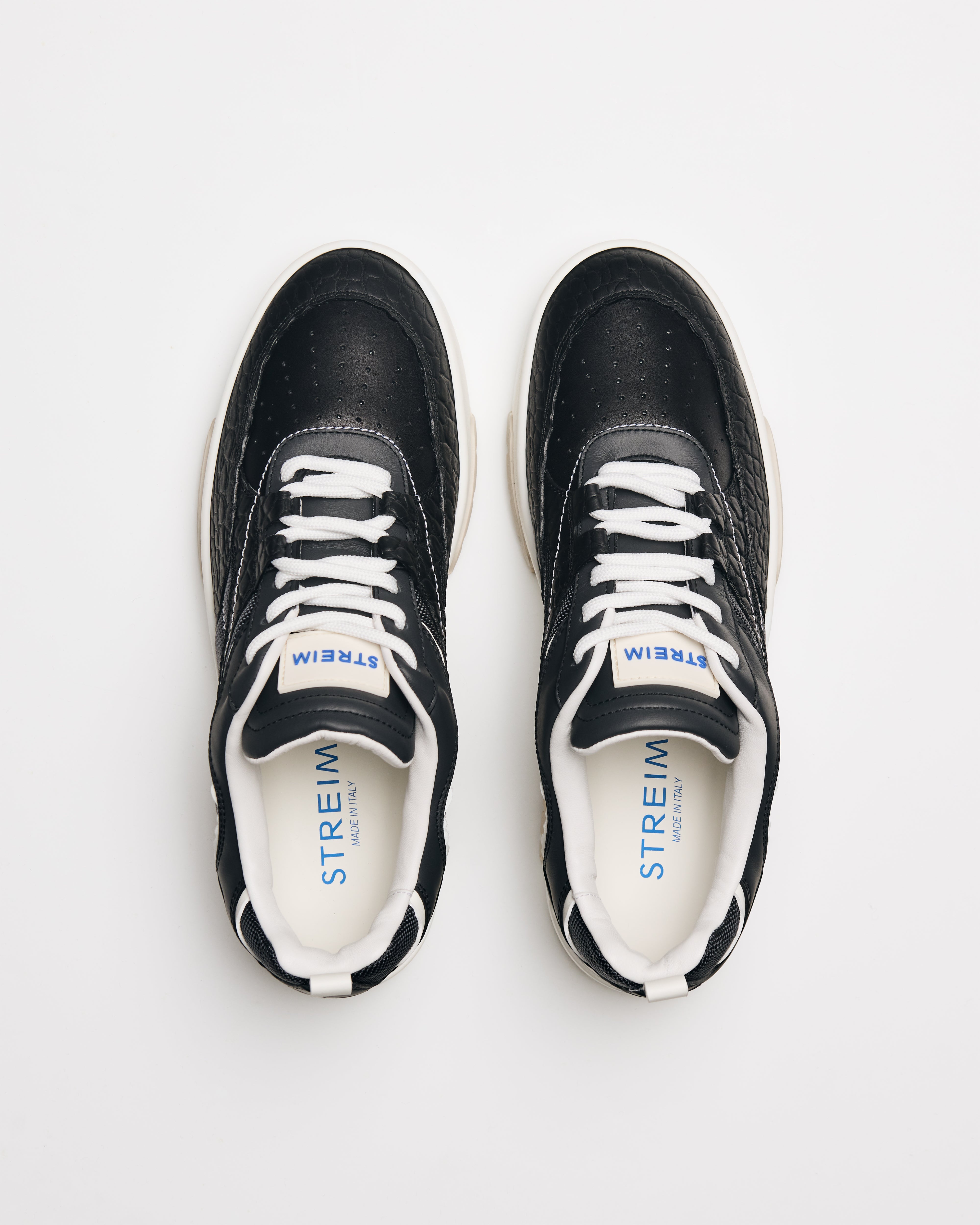 Primo Basket Croc Print Black